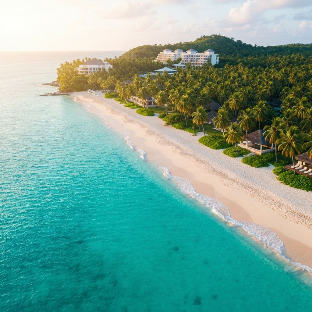 Beautiful tropical beach destination